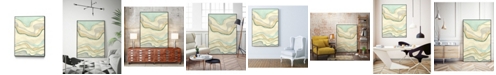 Giant Art 36" x 24" Ocean Cascade I Art Block Framed Canvas